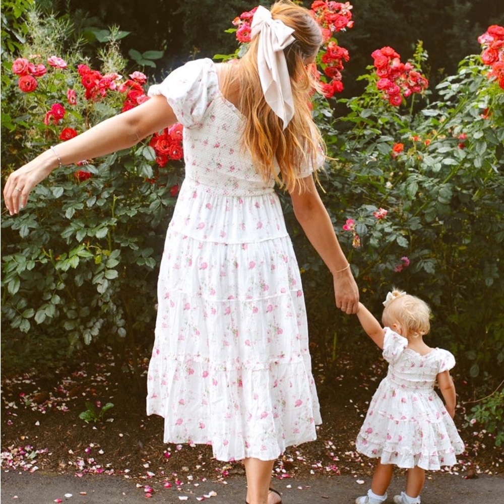 Ivy City Co. Tea Party Dress In Rose XL